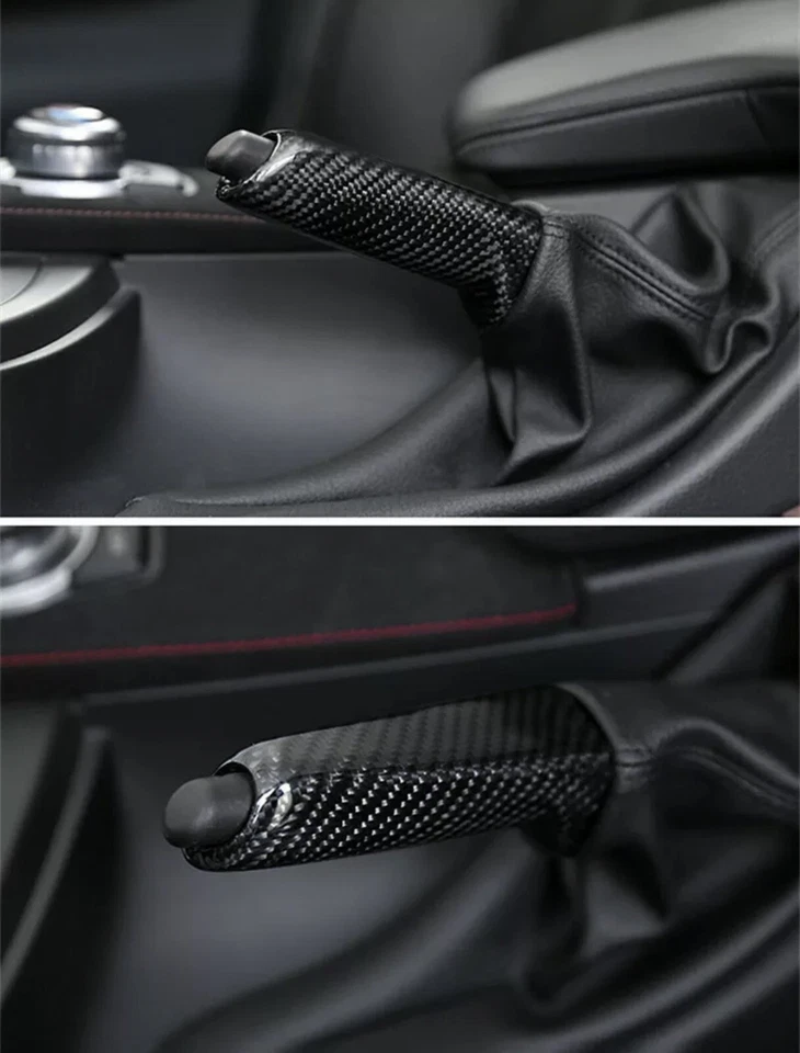 BMW Fibra di Carbonio Freno a Mano F30 F31 F32 F33 F82 F83 420 425 430 435 3 4 Serie - Immagine 3 di 4