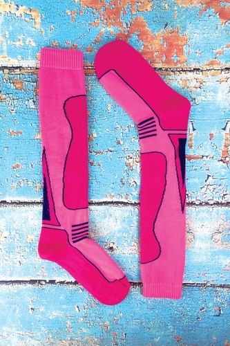 4 Pack Kids Girls Boys Extra Long Warm Knee High Padded Wool Blend Ski Socks - Picture 24 of 37