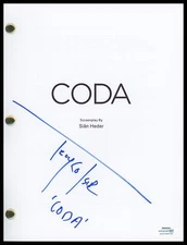 Troy Kotsur "CODA" Autograph SIGNED 'Frank Rossi' Full Script Screenplay B ACOA