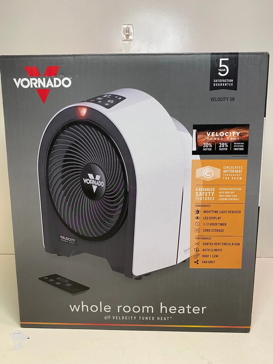 Vornado Velocity 5R 1500W Whole Room Space Heater with Auto Climate u0026amp;  Remote | eBay