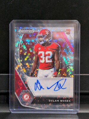 2021 Draft Picks DYLAN MOSES SILVER DISCO Circles PRIZM Rookie AUTO Jaguars