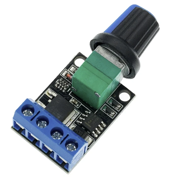 Dimmer Varialuce 12V 8A 100W potenziometro manopola per Strisce Led - Immagine 3 di 4