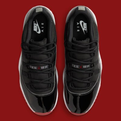 Nike Air Jordan 11 Retro Low Bred Black Varsity Red White FV5104