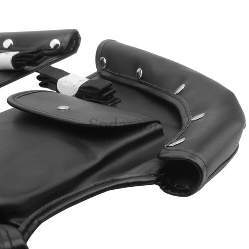 Black Lower Leg Warmer Wind Deflector Bags For Indian Chief Chieftain Roadmaster - Picture 16 of 17