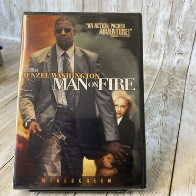 Man on Fire (DVD, 2004 Widescreen) New Factory Sealed