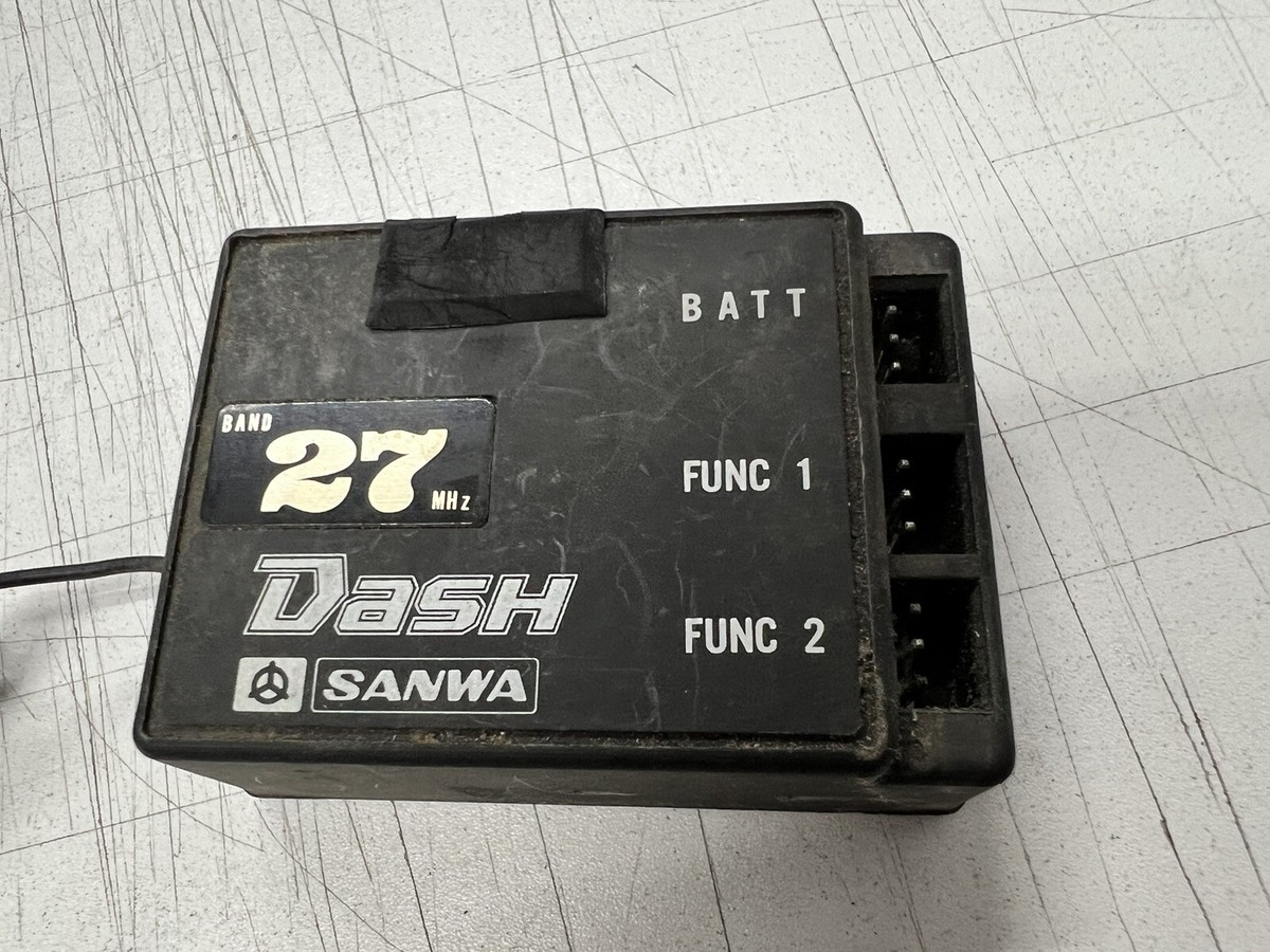 サンワ Super EXZES FM27MHz Used Vintage RC Sanwa DASH 27MHz Receiver Untested period