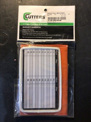 Cutters 197 Triple Playmaker Wrist Coach, Orange | eBay