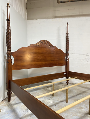 Ethan Allen British Classics King Size Poster Bed | eBay