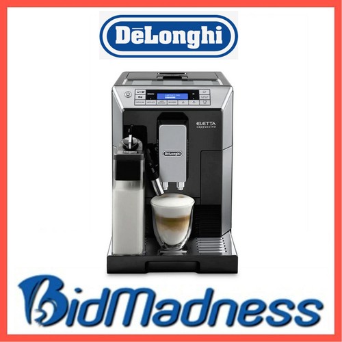 DELONGHI ELETTA ECAM 45760B AUTOMATIC ESPRESSO COFFEE MACHINE BLACK
