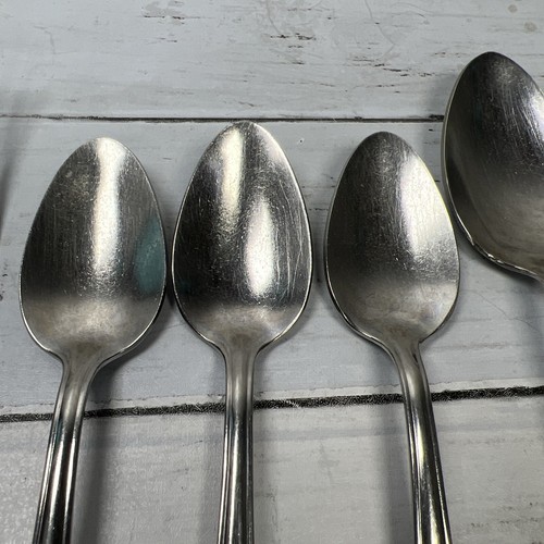National Silver Co Stainless 18-8 Monogrammed Flatware “L” 8 Pc Spoon Fork - Picture 5 of 8