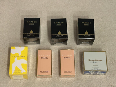 Arpege Lanvin, L'Air Du Temps Nina Ricci, Allure Chanel & Tommy Bahama Perfumes