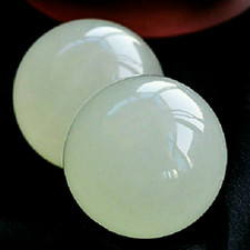 White Jade Massage Fitness Handball Middle-aged and Elderly Health Ball