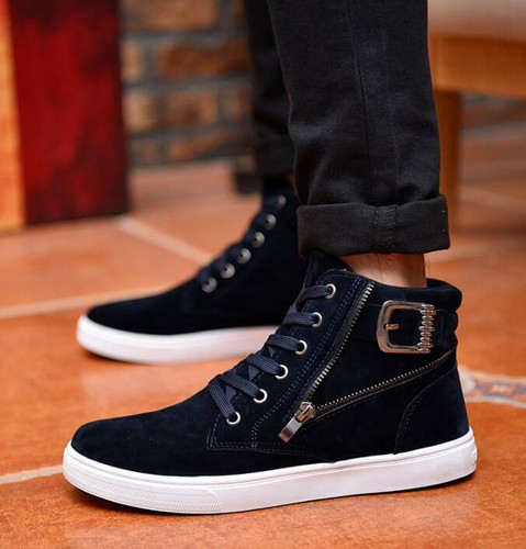 Men's Belt Buckle Trendy Shoes Korean 