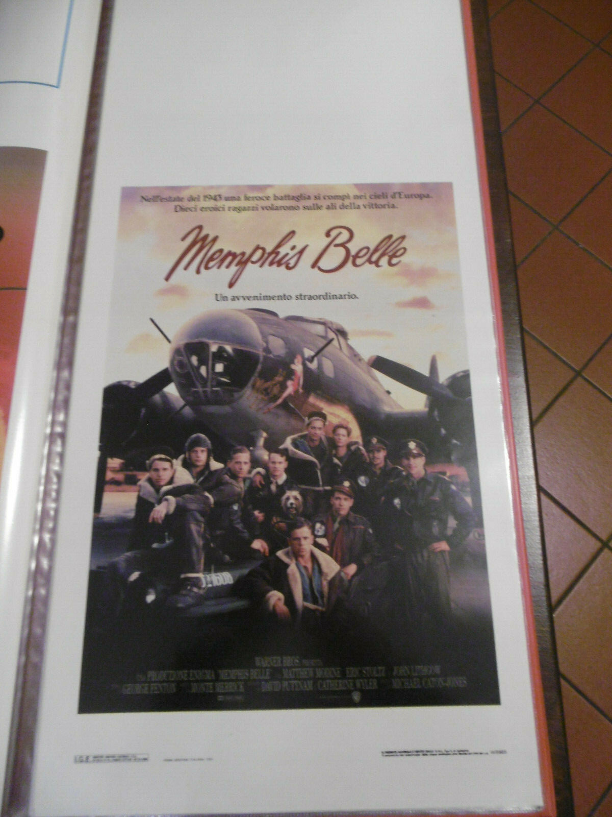 Locandina originale film Memphis Belle (1990) - Regia di Michael Caton-Jones
