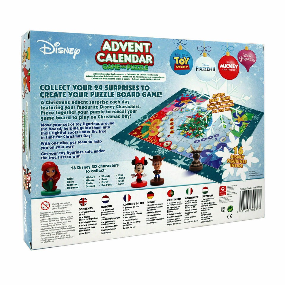 Disney Advent Calendar Game & Puzzle 24 Christmas Surprises Bonus Snap Card  Game 5411068302367 | eBay