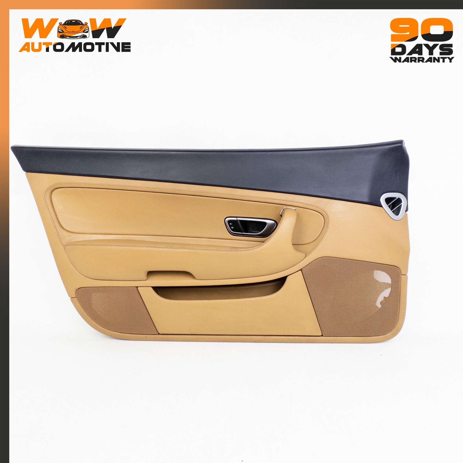 04-13 BENTLEY CONTINENTAL GT LEFT DRIVER SIDE INTERIOR DOOR PANEL BEIGE OEM