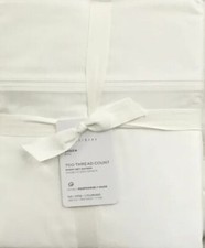 Pottery Barn 700 THREAD COUNT Queen Sheet Set White NWT