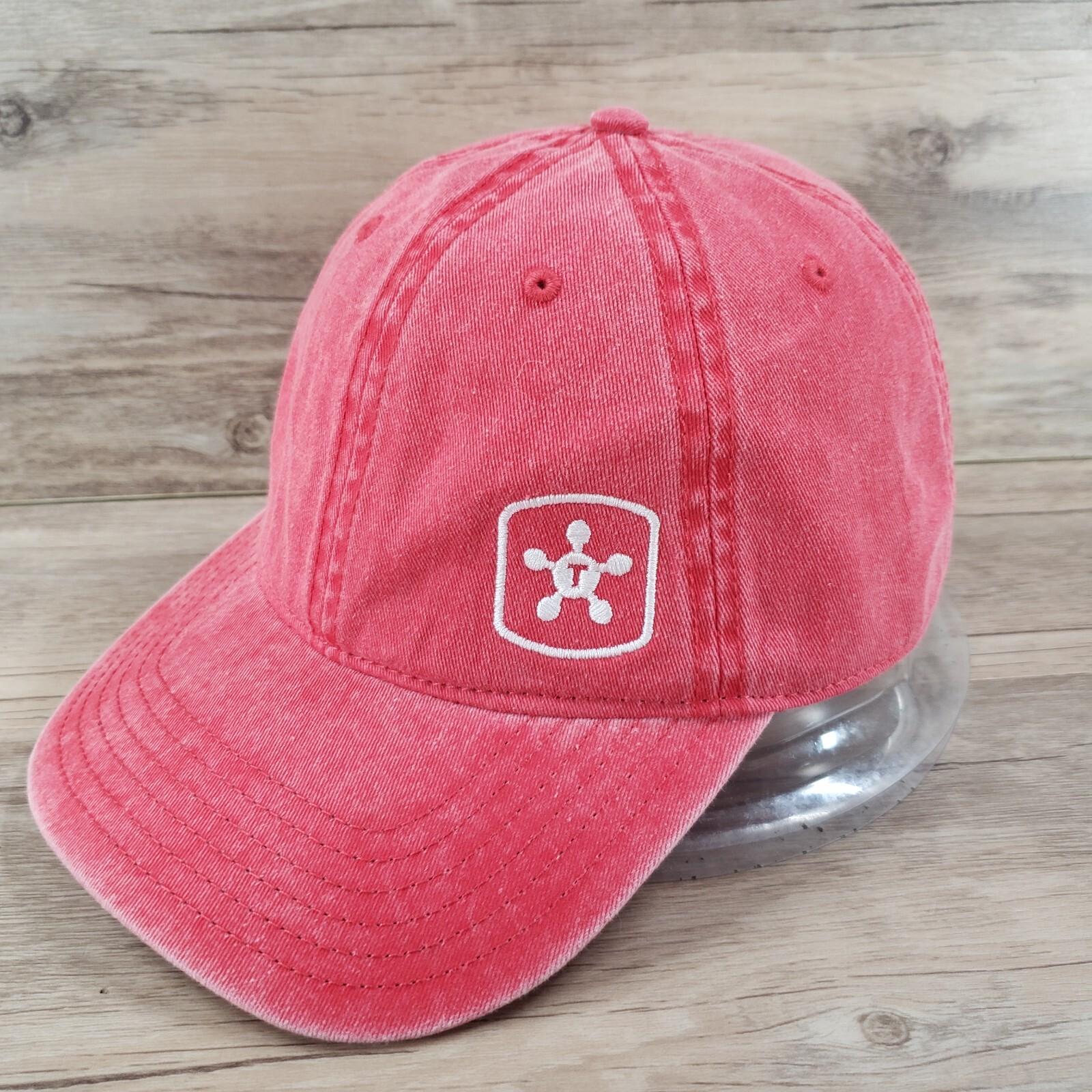 Thinking Cap Hat Cap Strap Back Red Thinkery Logo… - image 1