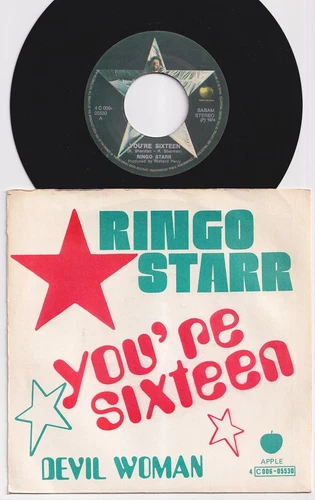 Ringo STARR * You're Sixteen * 1973 Belgian 45 * APPLE Records - The BEATLES *
