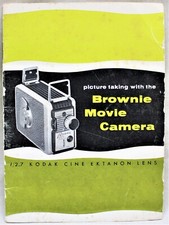 KODAK BROWNIE MOVIE CAMERA OPERATIONS MANUAL BROCHURE GUIDE 1954 VINTAGE