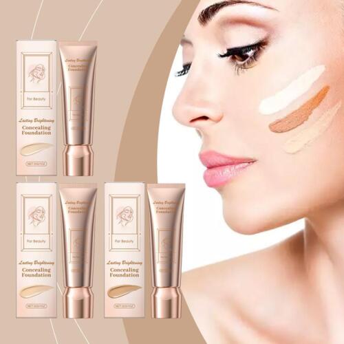 ☮Matte Wear Full Coverage Brighten Liquid Foundation Base Makeup Fast F5Y1