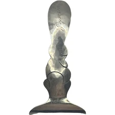 Hammered Sterling Silver Baby Food Pusher Rabbit by Porter Blanchard