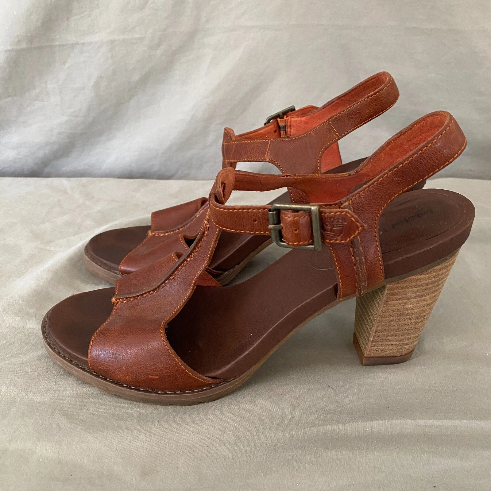 Timberland scarpa sandalo donna 8 5 stratham altezza tacco pelle