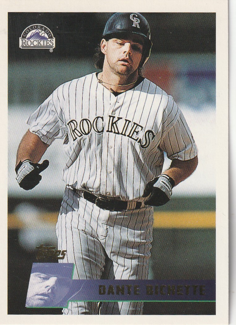 FREE SHIPPING-MINT-1996 Topps  #195 Dante Bichette ROCKIES