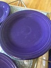 4 Homer Laughlin Fiestaware? Retired Purple Dinner Plates Made in USA 10.5" — photo 5