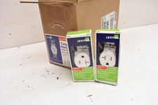 Leviton 20A Tampered Resistant Single Outlet 125V R52-T5020-WS Lot of 10