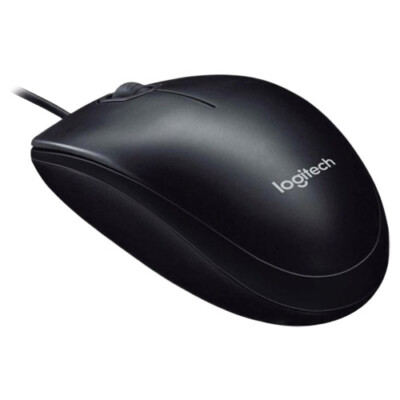 Logitech Maus USB schwarz Optische Business Mouse optical PC Laptop Computer neu