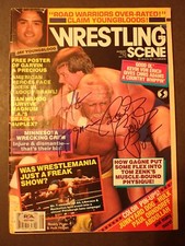 Rowdy Roddy Piper + Hulk Hogan PSA/DNA Vintage 1985 Dual Signed Magazine Auto