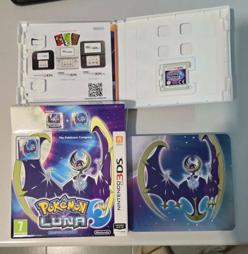 Pokemon Versione LUNA Limited Edition - NINTENDO 3DS / 2DS Completo PAL ITALIANO, foto 2 di 5