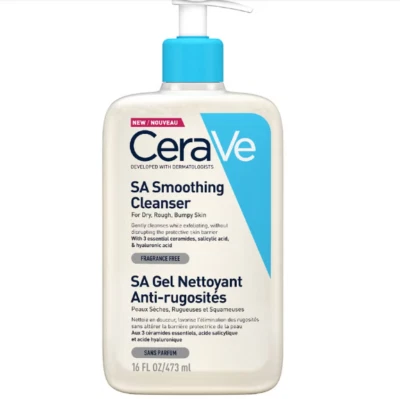 CeraVe SA Smoothing Face and Body Cleanser for Dry, Rough and Bumpy Skin 473ml