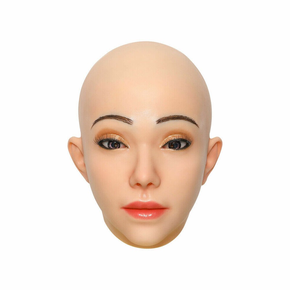 Dokier Realistic Silicone Female Mask Full Face Disguise Crossdresser Cosplay - Foto 12