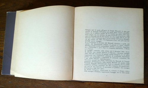 L'OPERA DI GIORGIO MORANDI.CATALOGO DELLA MOSTRA,1966 Alfa,Bologna[arte - Picture 3 of 9