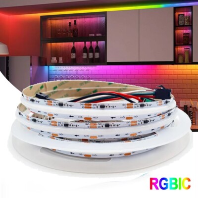 Dream Color COB LED Strip Pixel Addressable Colorful Holiday Party Baklight