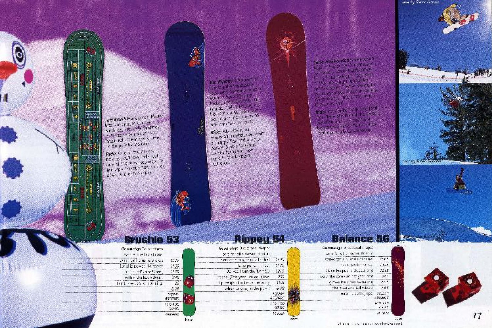 Jeff Brushie Vintage Burton Snowboard Craps Table 153 Collector