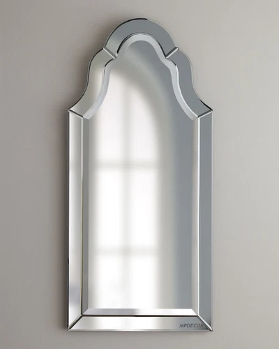Hovan Arched Frameless Wall Mirror Beveled Edges Wall Decor ~ Uttermost 11912 - Picture 2 of 8