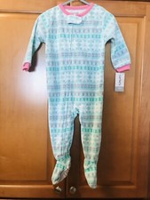 NEW Carter's Infant/Baby Girls Footed PJs Lot NWT Size 12M
