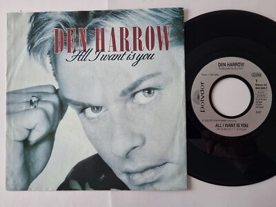 Den Harrow - All I want is you 7'' Vinyl Germany ITALO DISCO