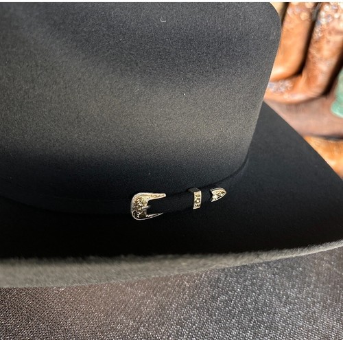 Sombrero de Vaquero KUT Marlboro Para Hombre Western Rodeo Texana Lana 50x Negro Talla 7 1/8 - Imagen 4 de 10