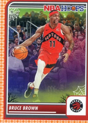 2023-24 Panini Haunted Hoops Orange NO.202 Bruce Brown, Toronto Raptors
