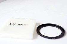Sensei Pro 62-72mm step up ring aluminum knurled, Unused in Case