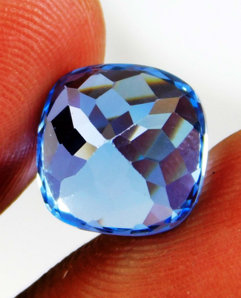 AAA+ Certified 8.30 Ct Natural Ceylon Blue Sapphire Cushion Cut Loose Gemstone eBay