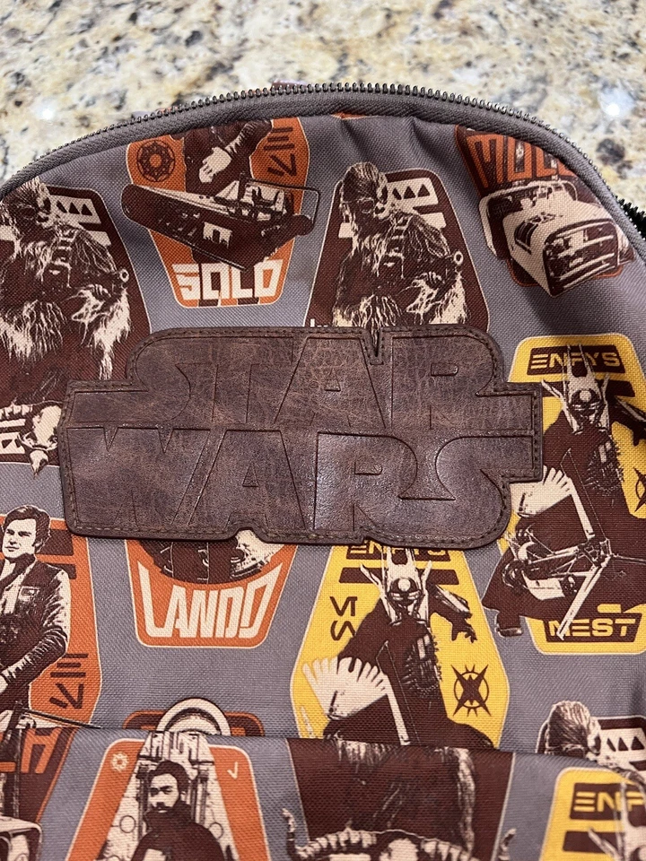 Mochila Disney Store Solo: A Star Wars Story para Adultos Laptop Bolsillo 18x15 1/2 Foto 3 de 4