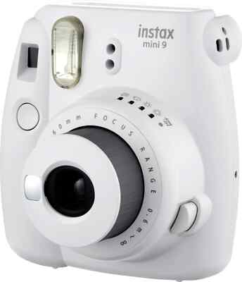Fujifilm - instax mini 9 Instant Film Camera - Smokey White | eBay