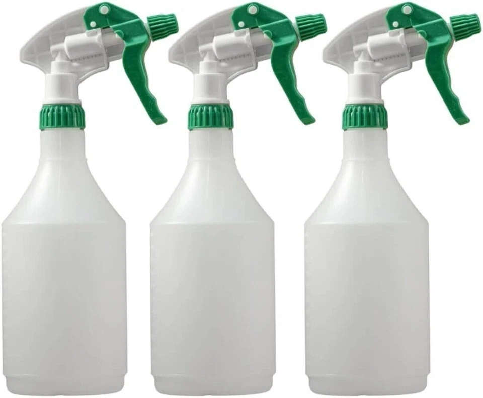 3Pack Trigger Spray Bottle 750ML Heavy Duty Refillable for Cleaning Home Garden. - Image 4 of 4