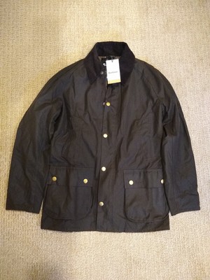 Barbour Men s Olive Ashby Waxed Jacket Size Medium New With Tags