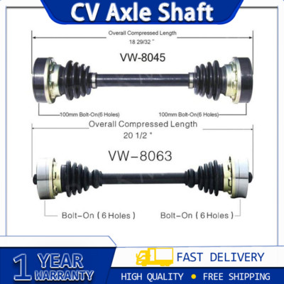 TrakMotive Rear Left Rear Right CV Axle Shaft 2x fits 1985 - 1989 Merkur XR4Ti